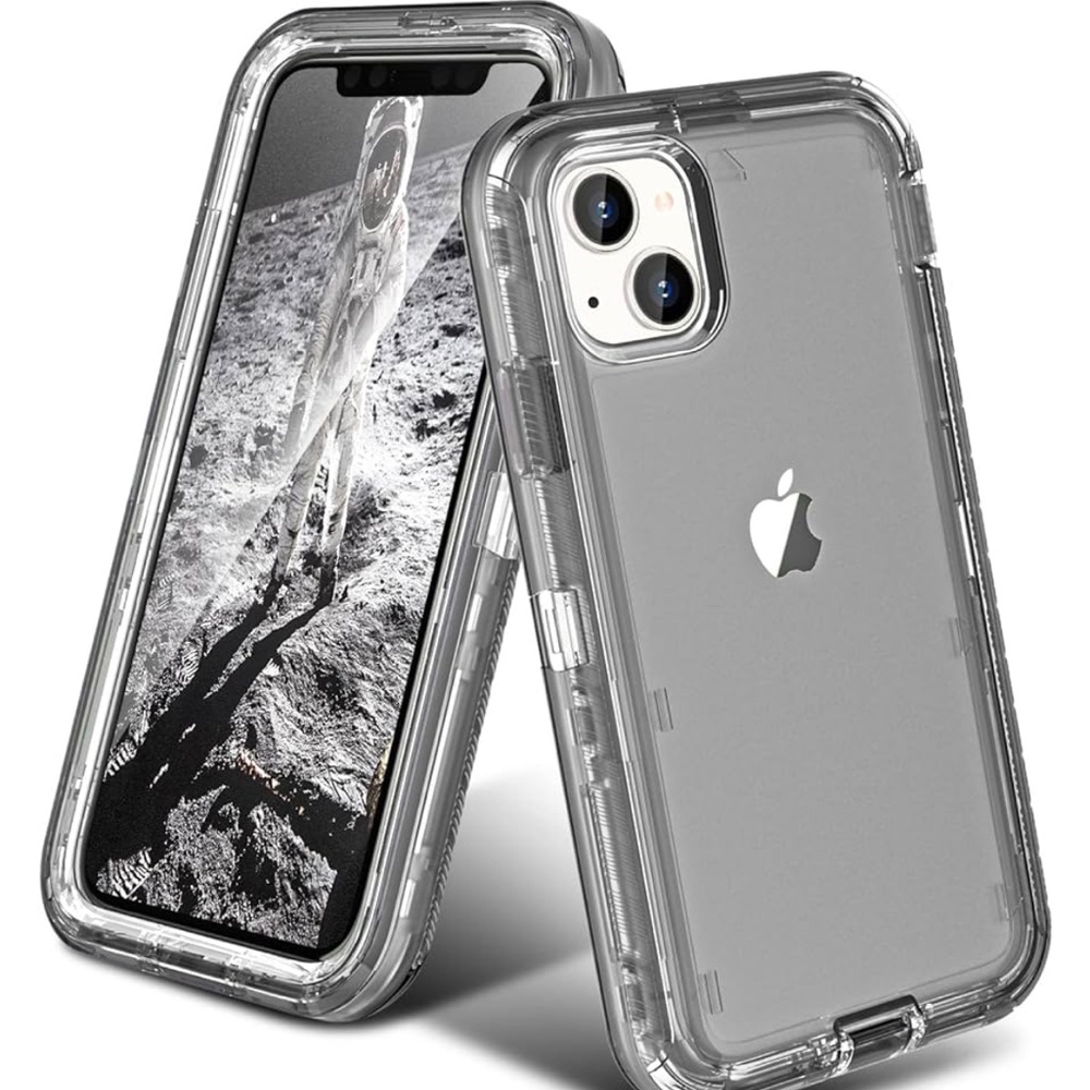 Apple Gray Protective iPhone Case with Multi-layer Design